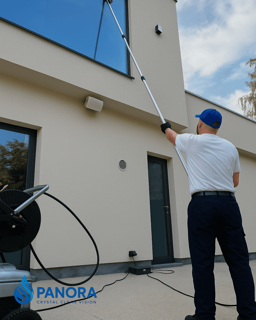 Voor en na ramenwas resultaat 1